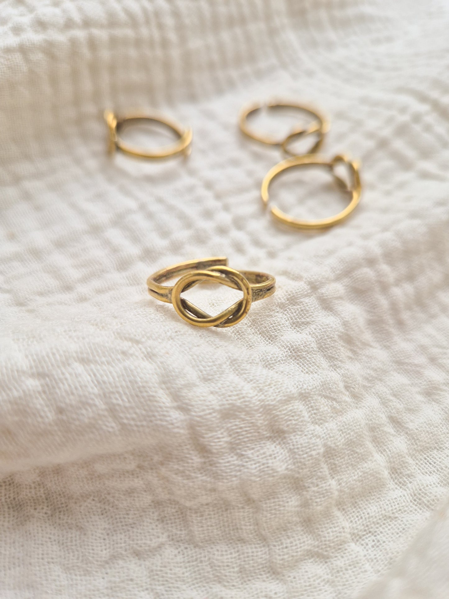 Anant infinity brass ring