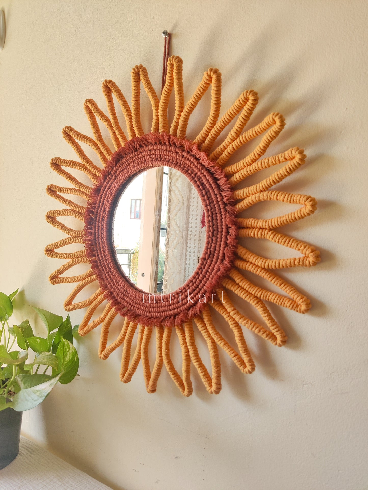 Sunflower mirror