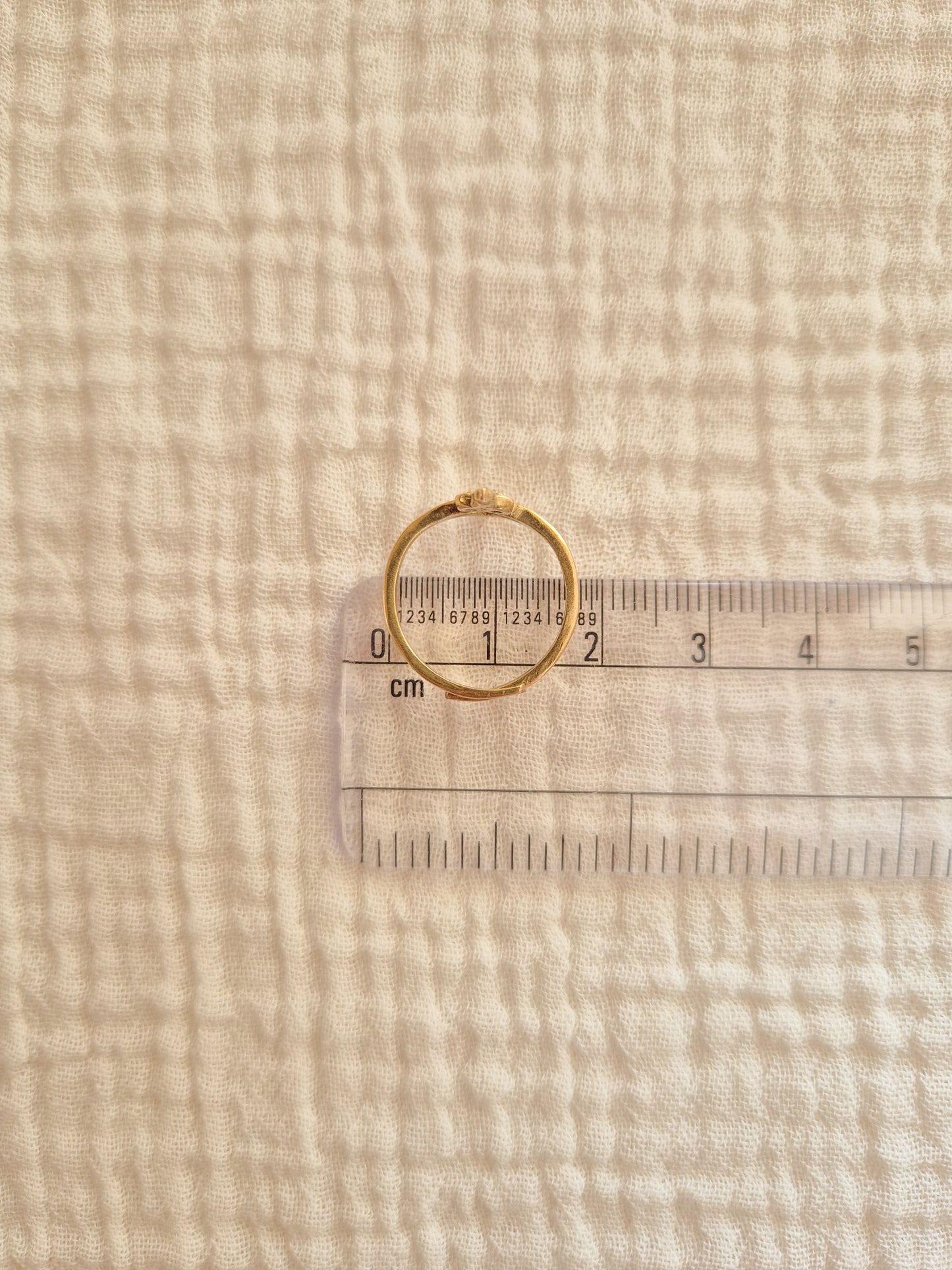 Reina victoria elegance adjustable brass ring