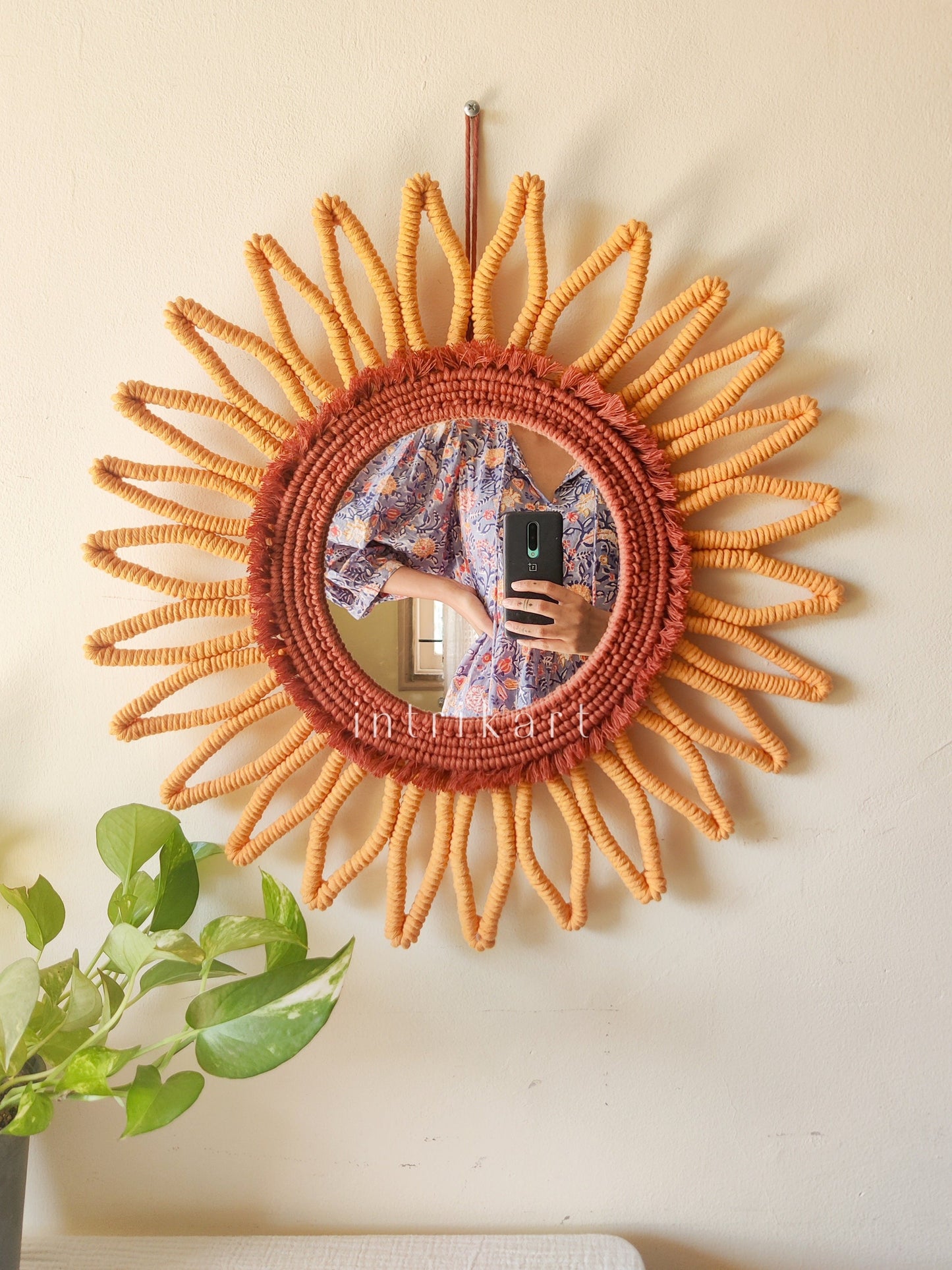 Sunflower mirror