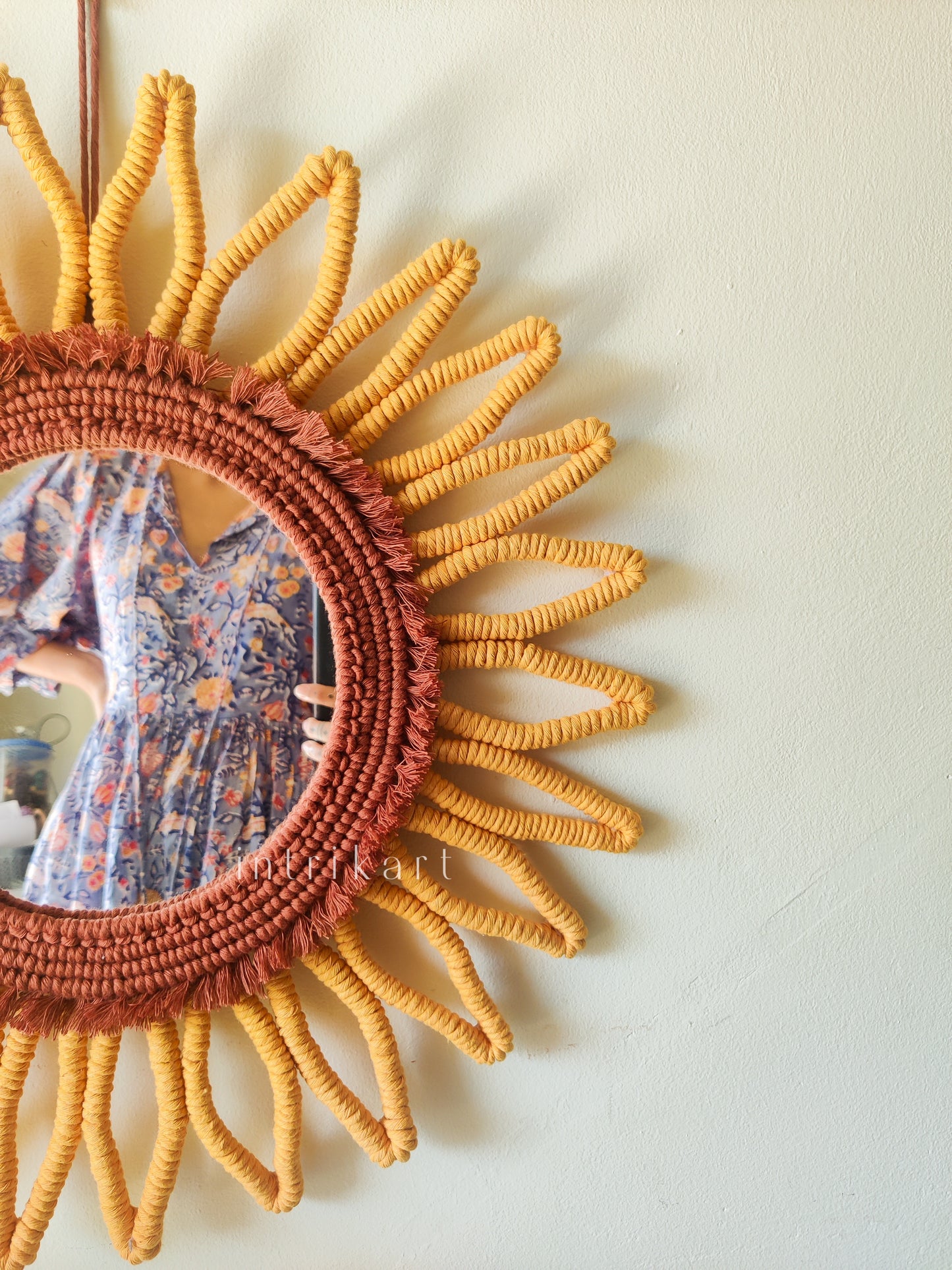 Sunflower mirror