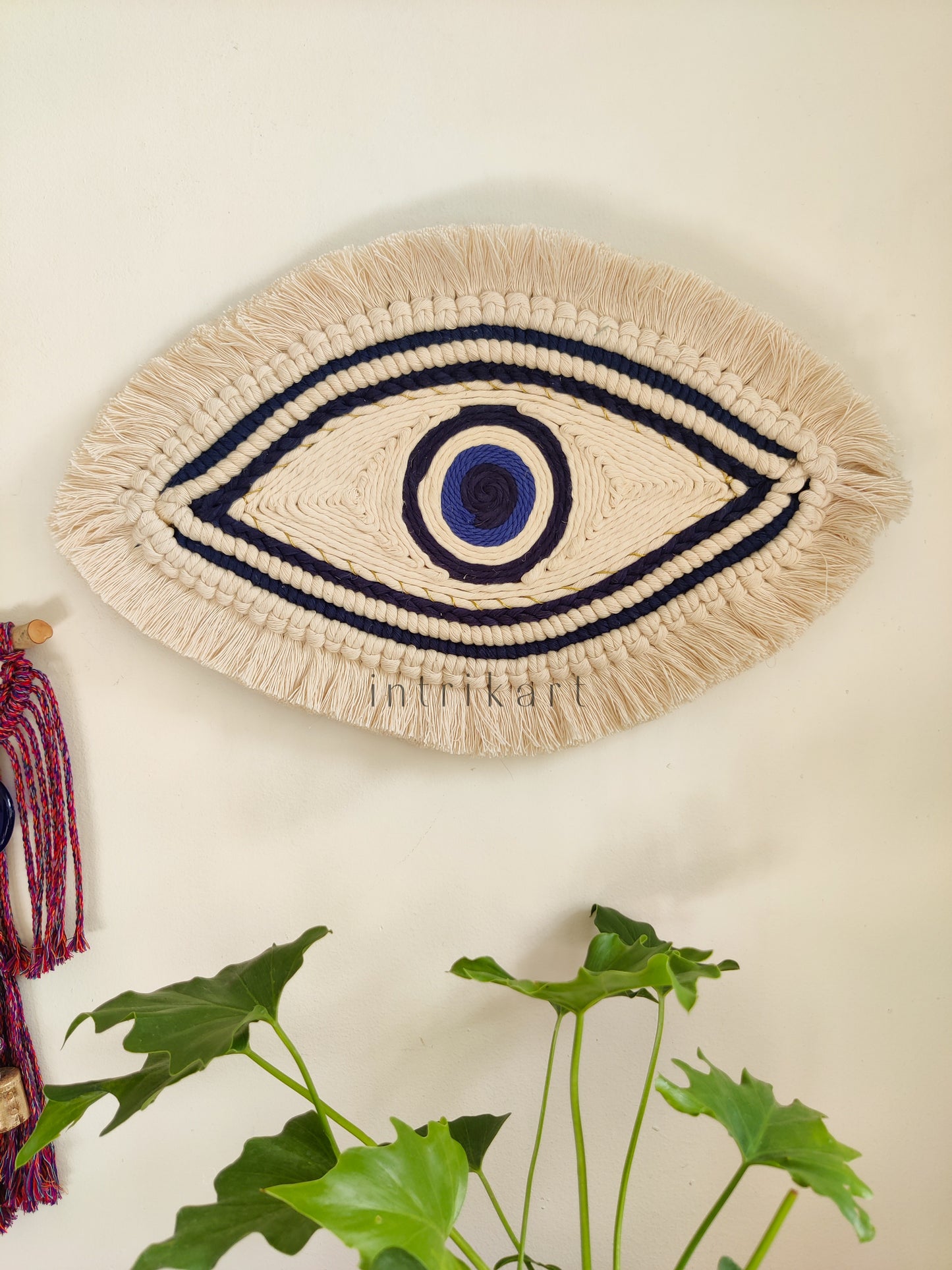 The Third- evil eye macrame wall hanging