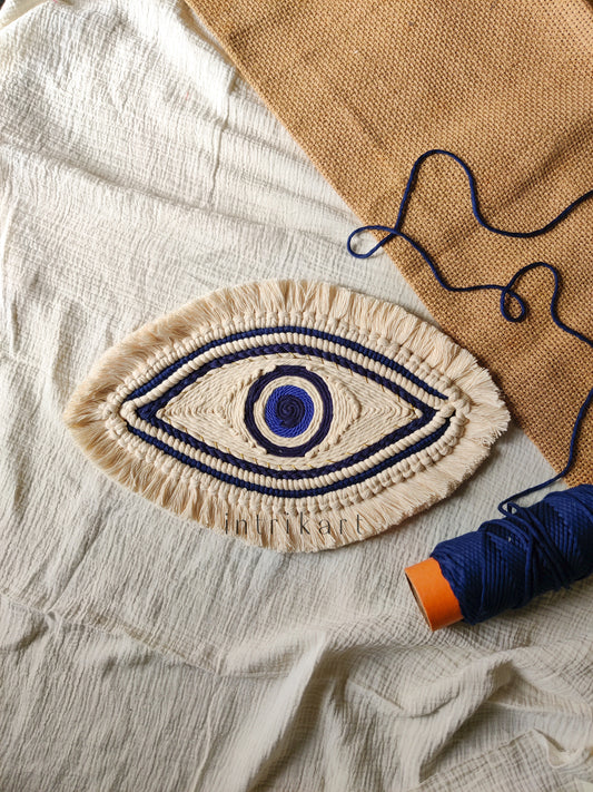 The Third- evil eye macrame wall hanging